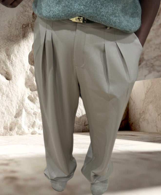 PANTALON BEIGE LARGE