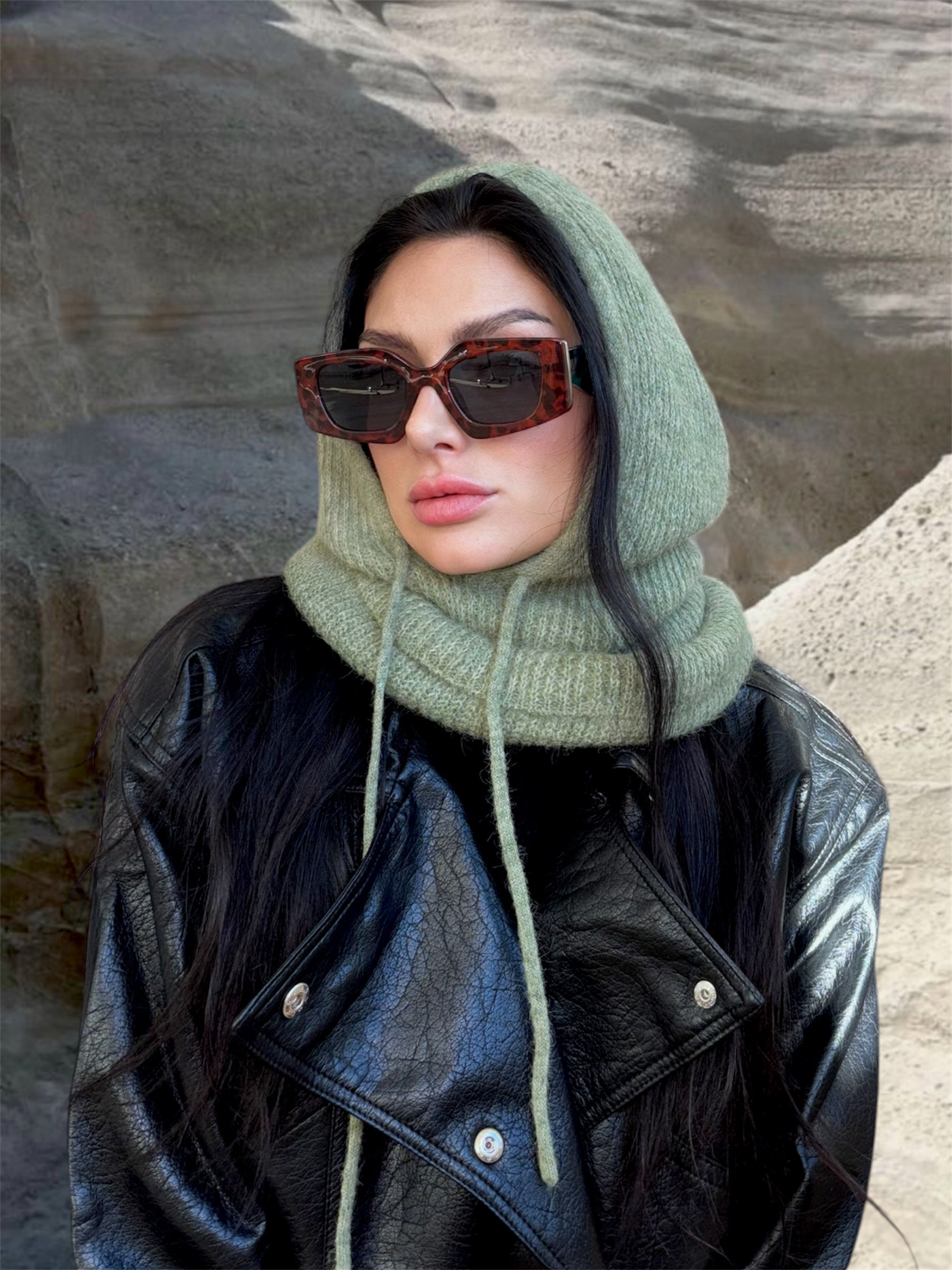 CAGOULE LAINE MAILLE FINE