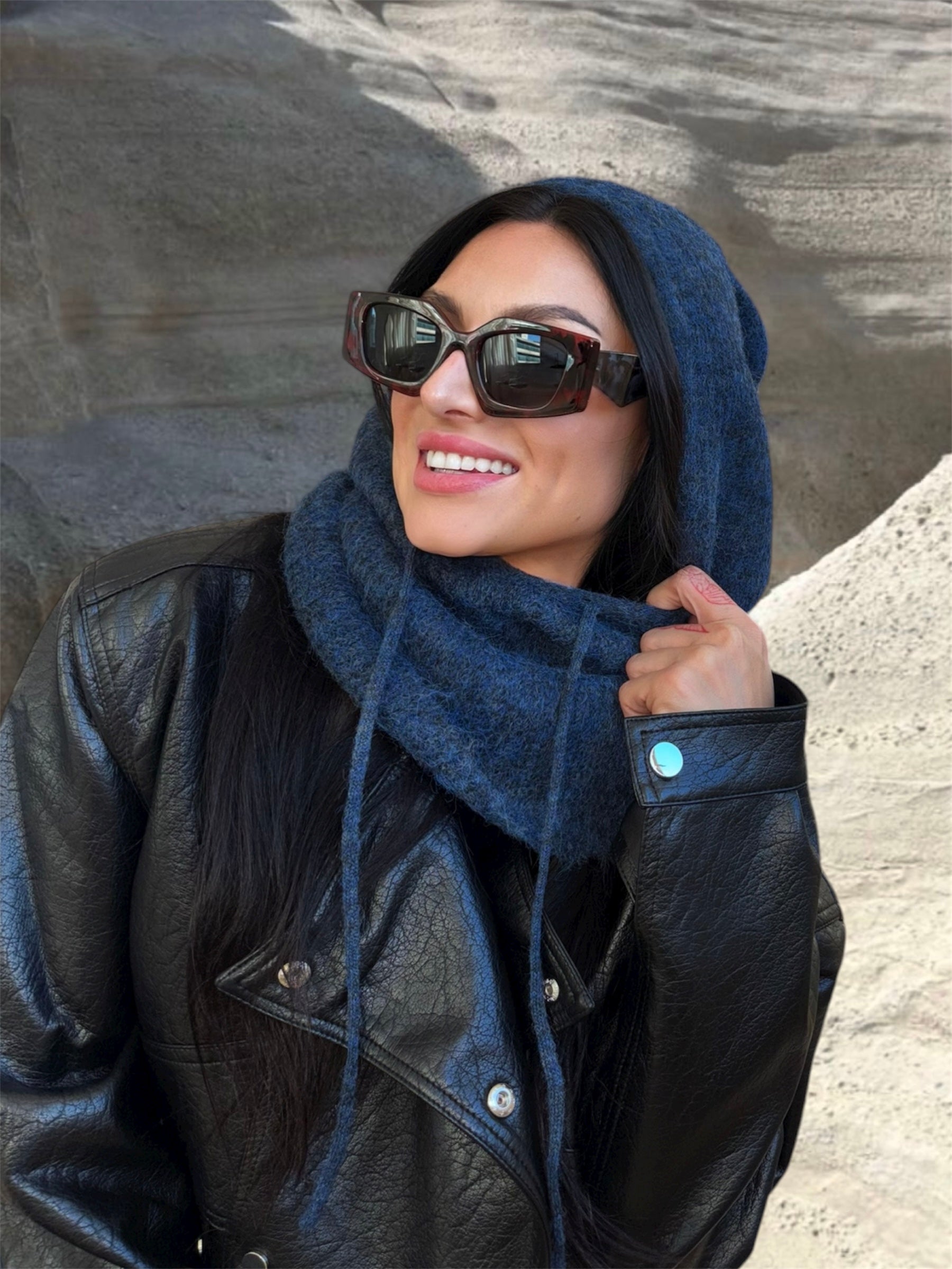 CAGOULE LAINE MAILLE FINE