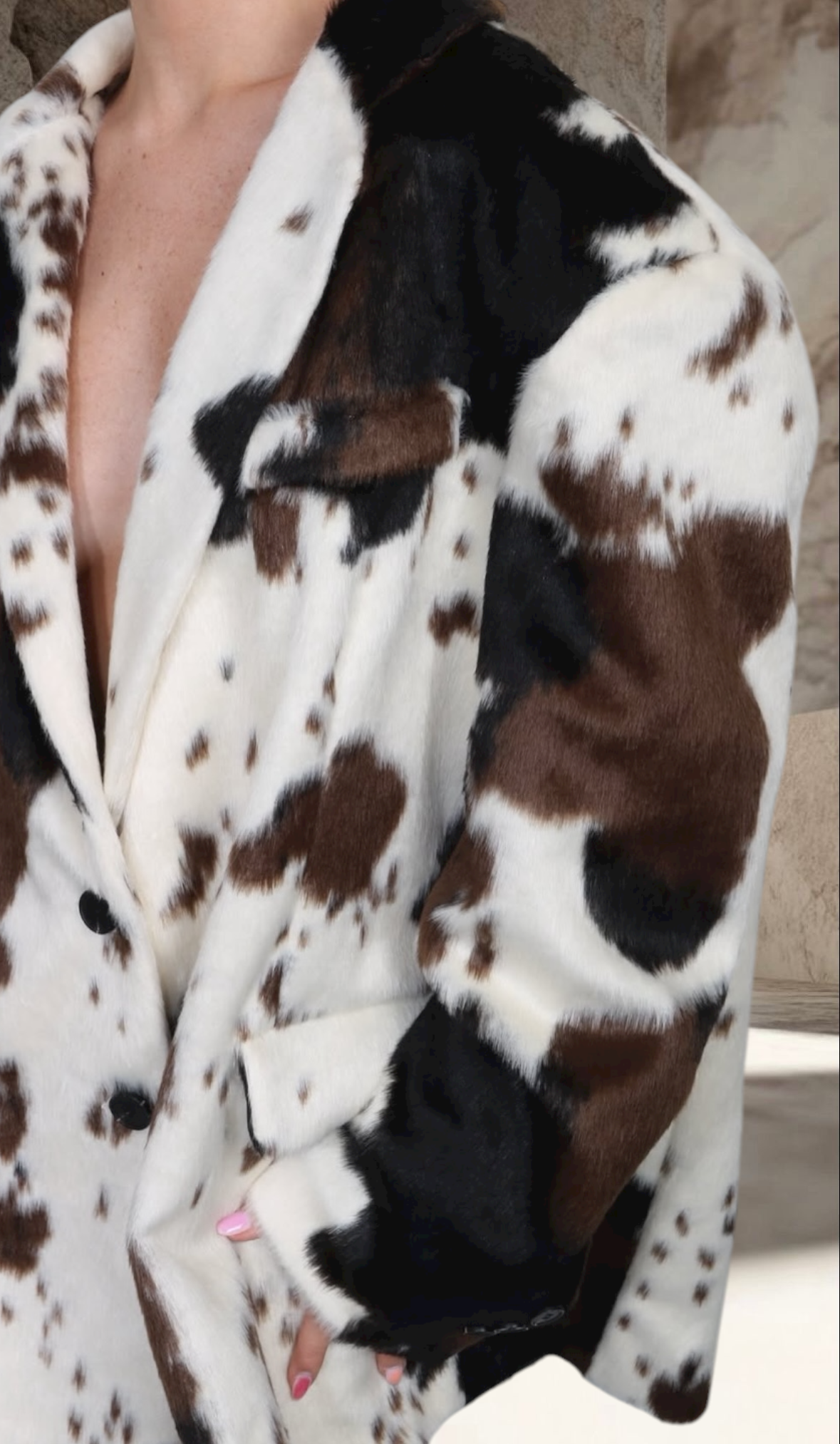 BLAZER IMPRIMEE TACHETÉ