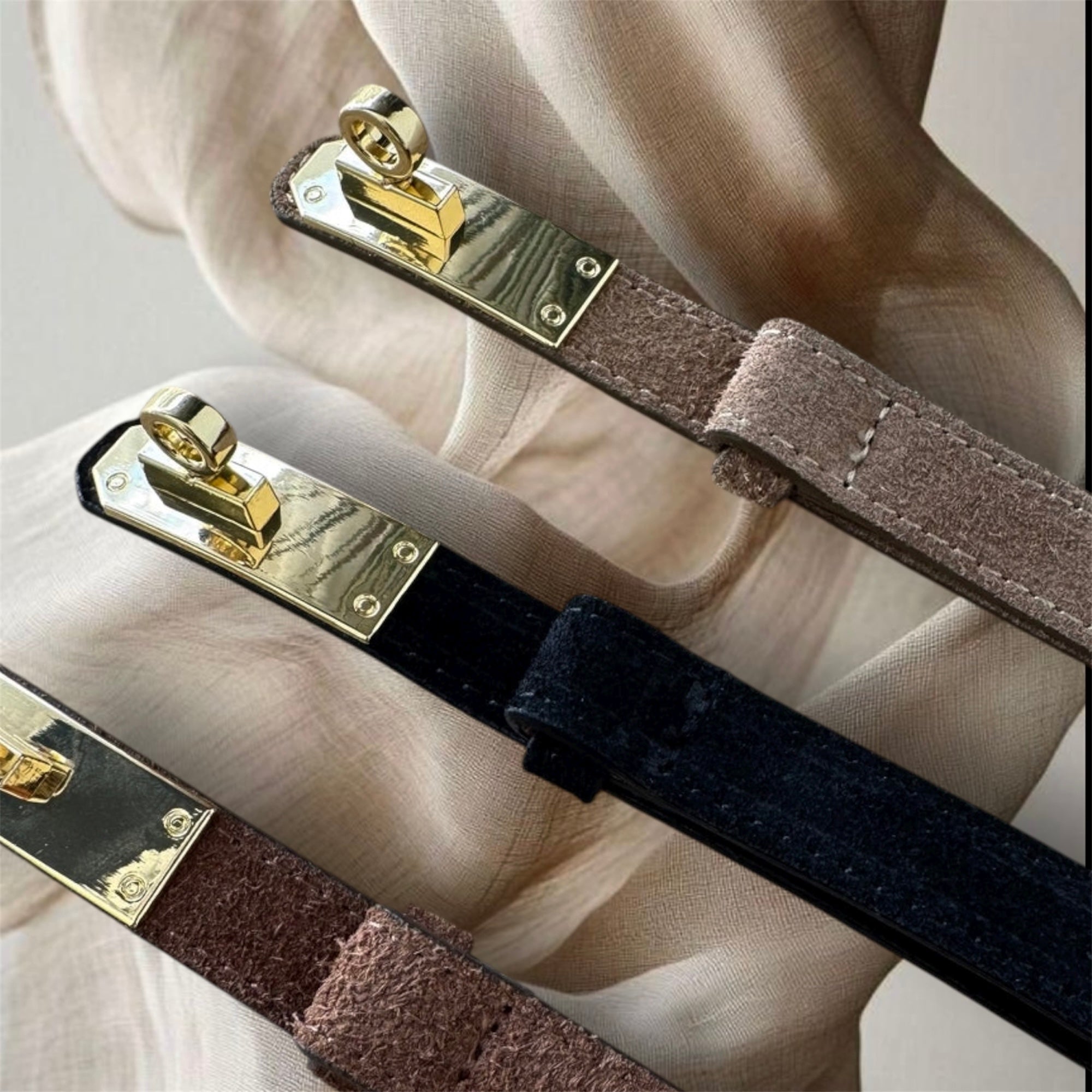 CEINTURE BOUCLE DAIM