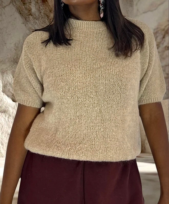 PULL MOHAIR BEIGE
