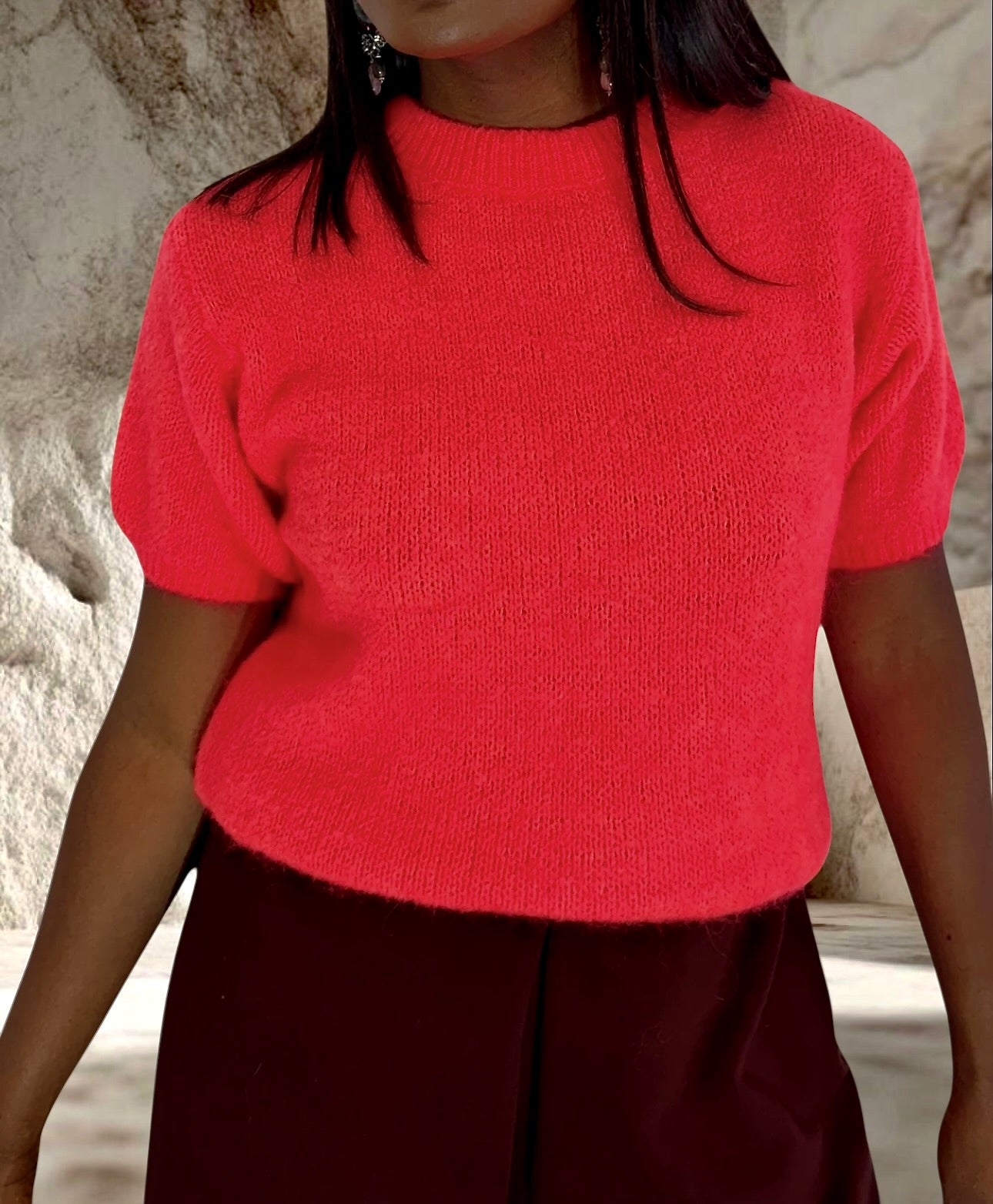 PULL MOHAIR CORAIL