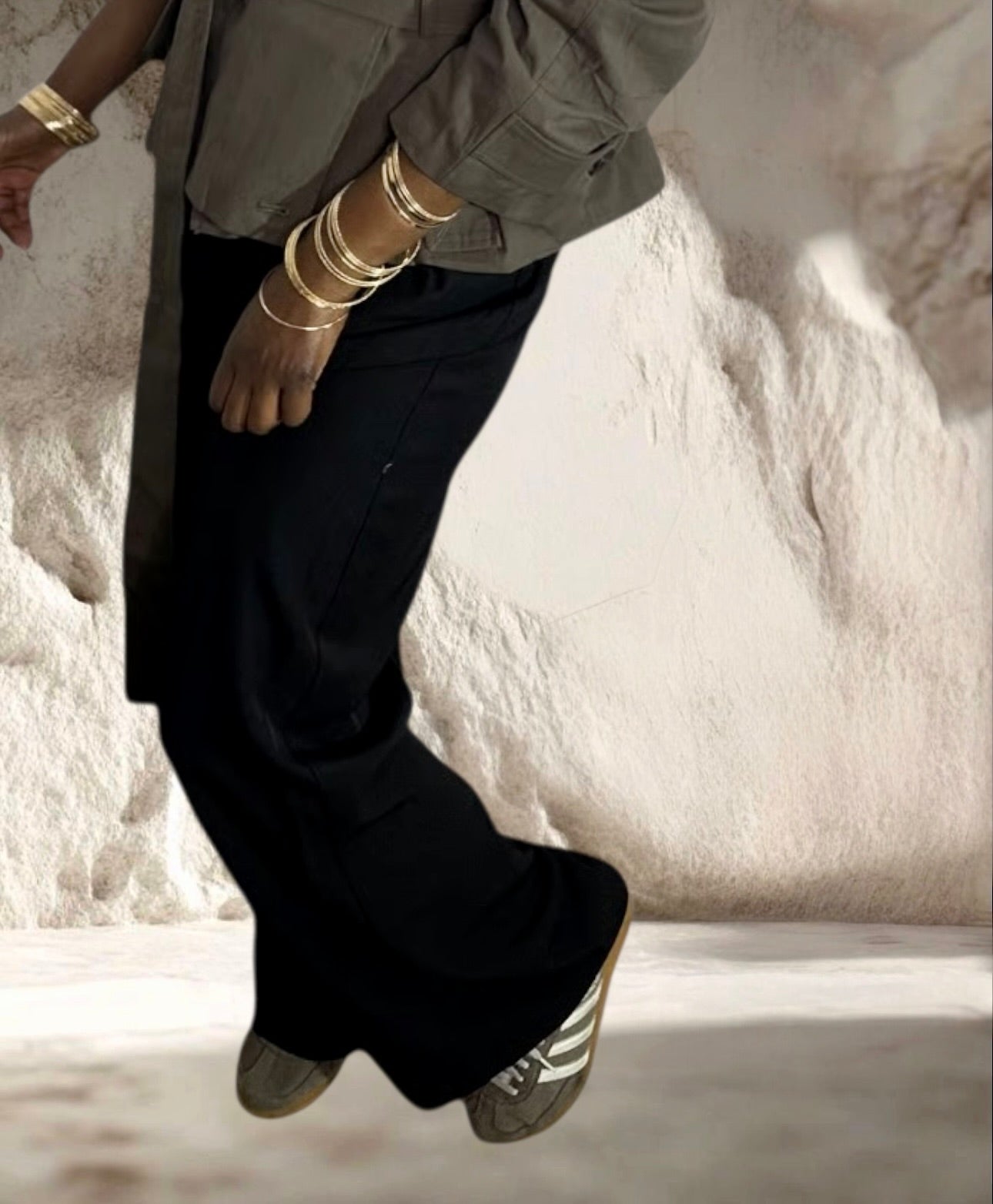 PANTALON EVASÉ NOIR