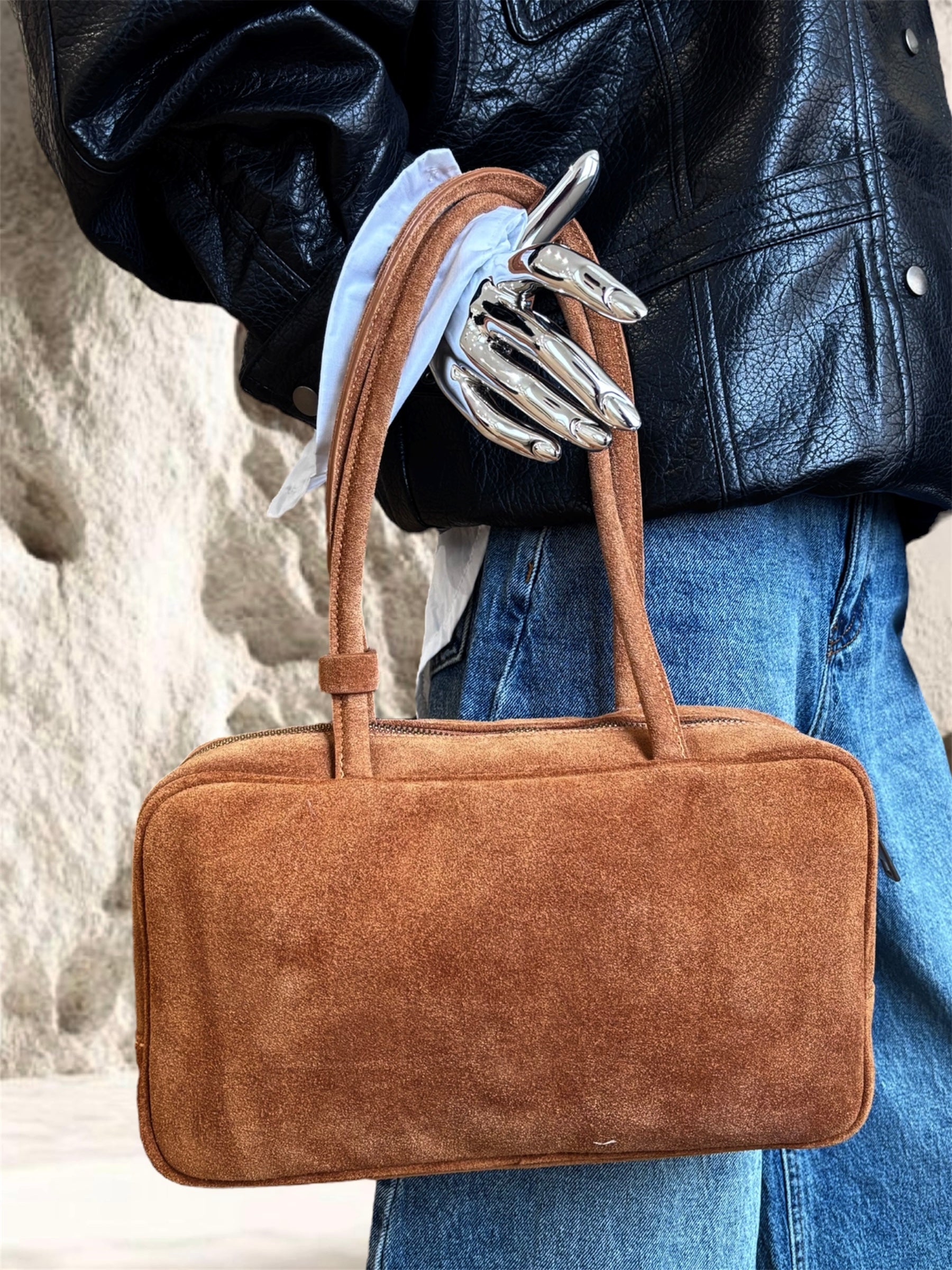 SAC MILLY CAMEL CUIR